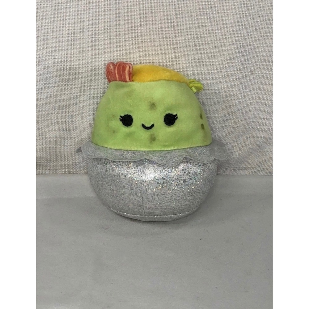 Squishmallows Anjara Breakfast Burrito 5 Inch Plush Silver Foil Foodie Toy